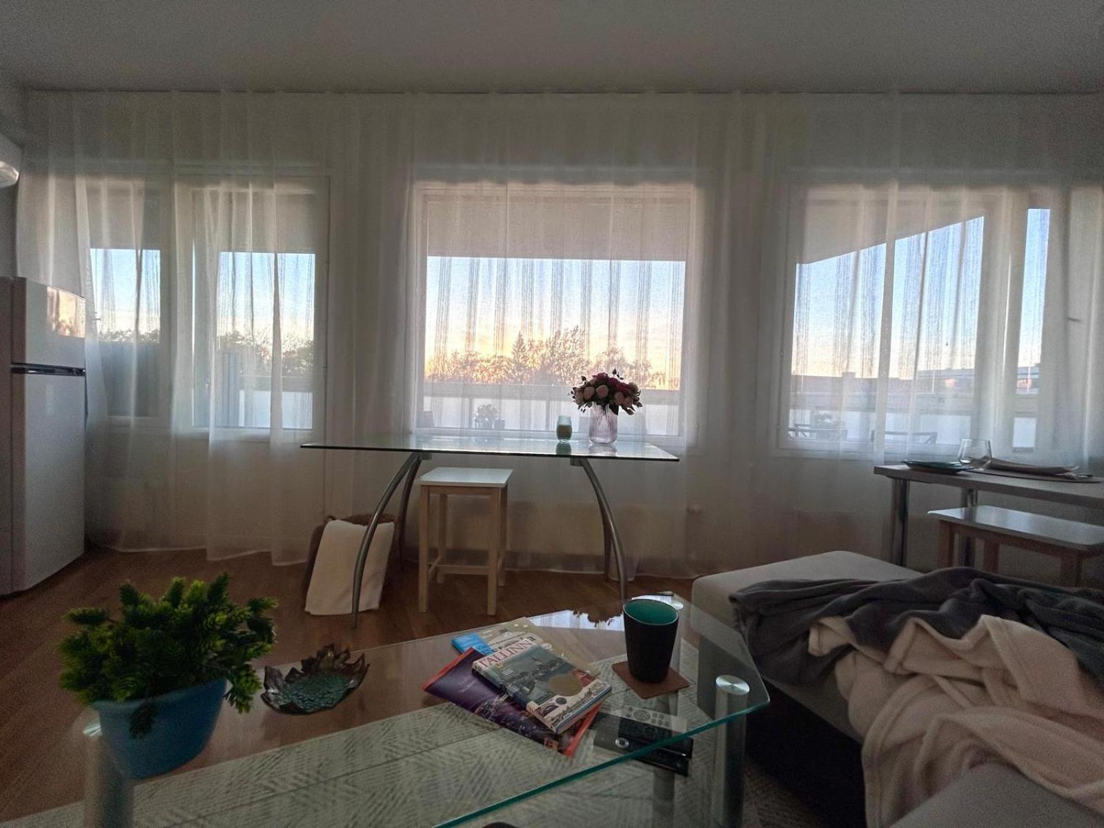 Stella'S Apartment - City Center - Free Secure Parking - Big Sun Terrace - Air Conditioning - Wifi - Tram To The Tallinn Bus Station And Old Town المظهر الخارجي الصورة